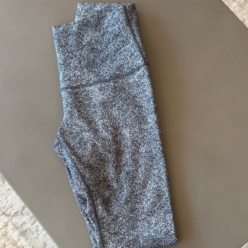 lululemon athletica Black & White Speckled Leggings